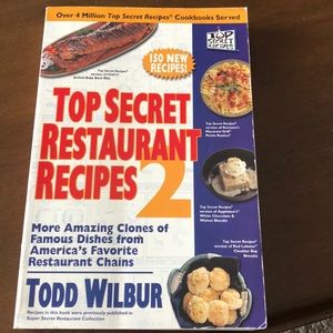Top Secret recipe book